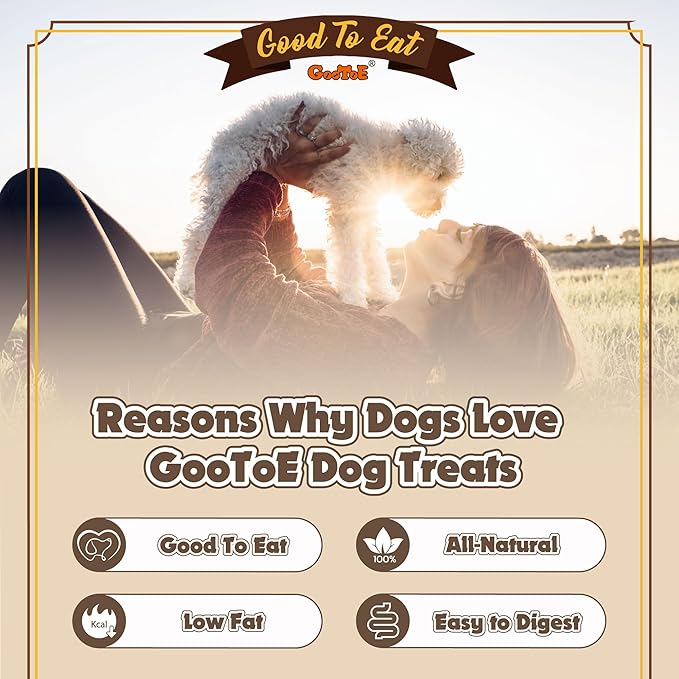 Gootoe Chicken Dog Treats – Chicken Sticks (Mini) 1.5 lb – All Natural, Hypoallergenic & Grain-Free, Low Fat, Premium Training Chews, Healthy & Easily Digestible, Resealable Bag