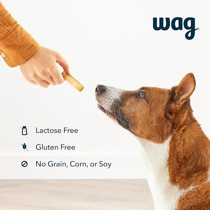 Amazon Brand - Wag Yak Cheese Himalayan Dog Chews, Dog Treats for Large Size Dogs, All Natural, High Protein for Aggressive Chewers, 35-55 lbs, 3 Count, 9.9 oz