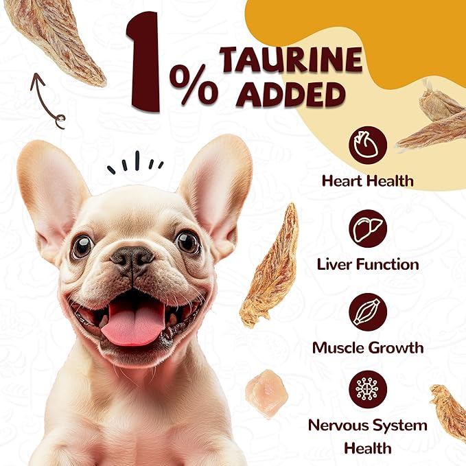 Chicken Jerky Dog Treats, Lower Moisture Content, Healthy Premium Chewy Dog Jerky Treats, 10.6 oz