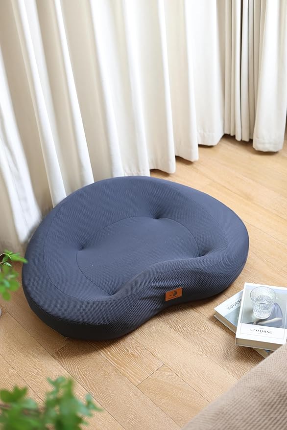 Orthopedic Dog Beds for Large/Medium Dogs, 9'' Thick Pure Memory Foam Dog Bed with Removable Washable Cover, Waterproof Couch Pet Bed, 60D High Density, Chewproof, Easy Clean, Dark Grey