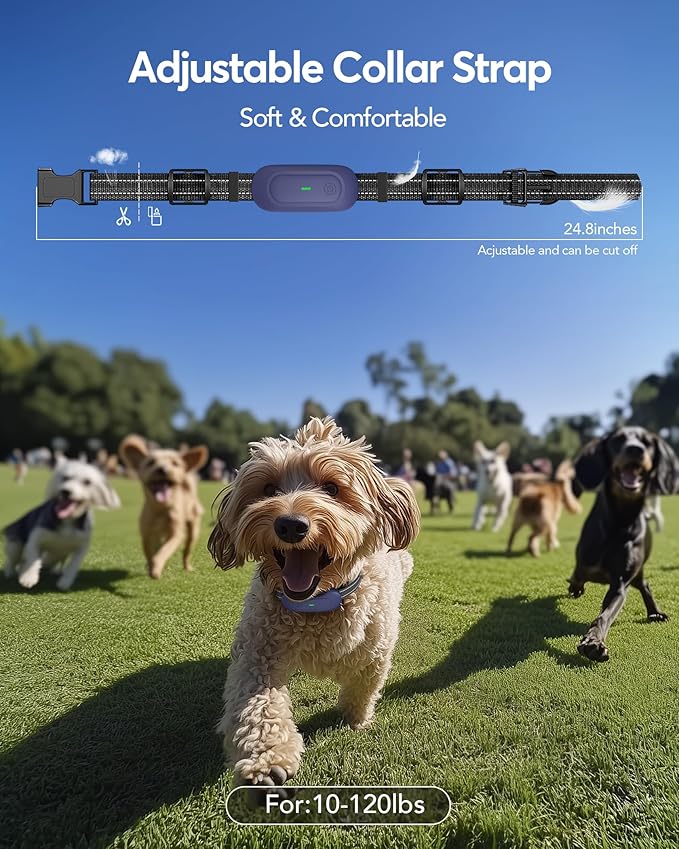 Dog Shock Collar for 2 Dogs - 1/2 Mile Range, IPX7 Waterproof with 4 Training Modes, Security Lock, Rechargeable e-Collar for All Breeds, Sizes Dogs