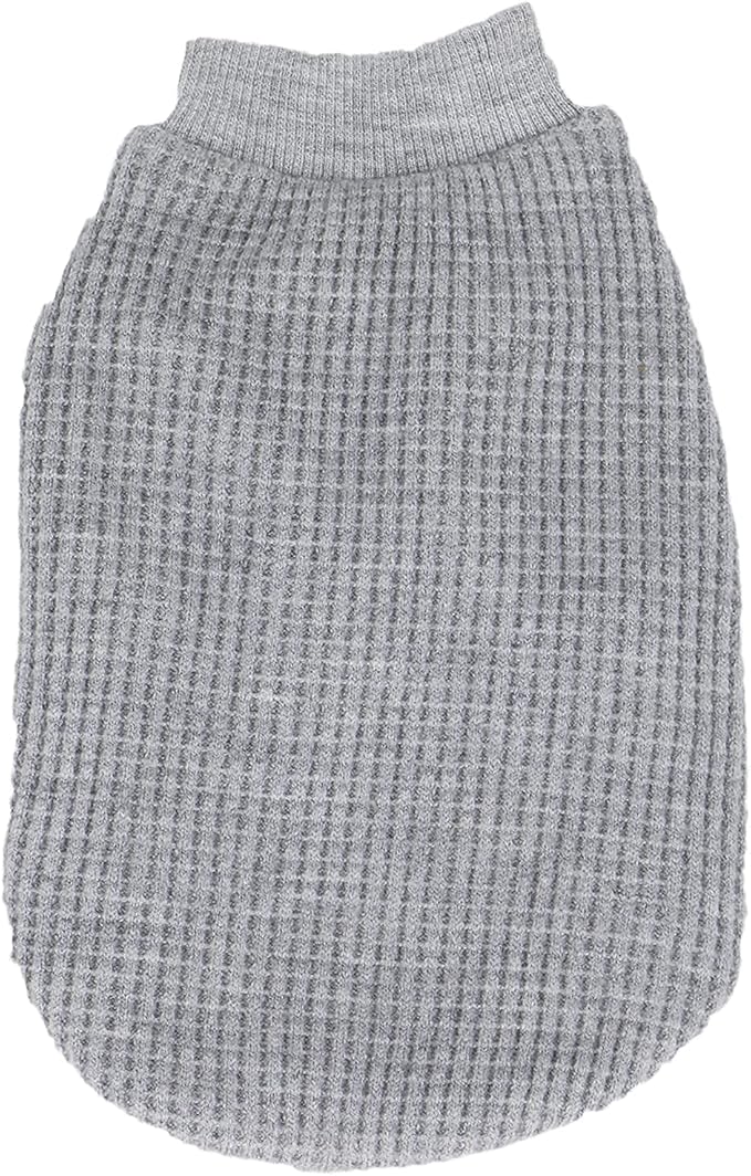 LOPHIPETS Lightweight Dog Sweaters for Puppy Small Dogs Puppy Chihuahua Yorkie Clothes-Gray/XL
