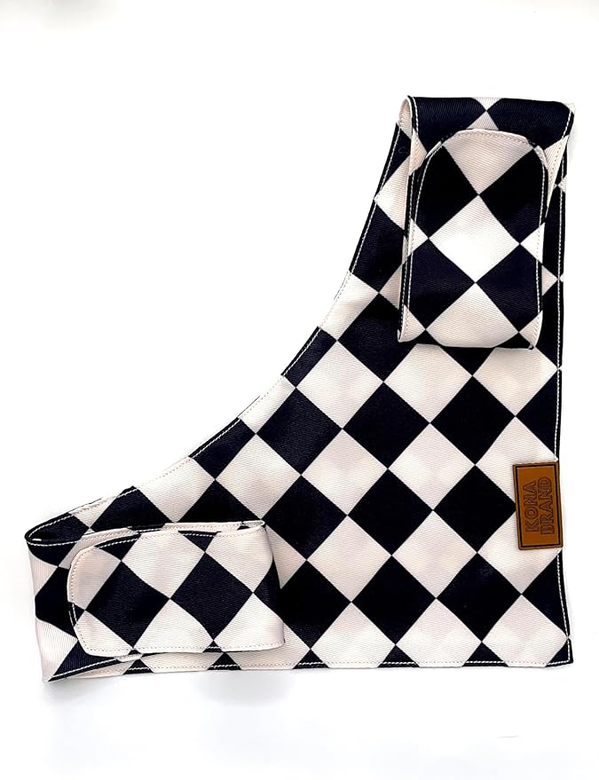 KonaBrandCo- Premium Handmade Dog Bandana | Dual Layered Silky Durable Polyester Fabric | Adjustable Fit Custom Shape- Won't Roll (Medium, OLLIE)