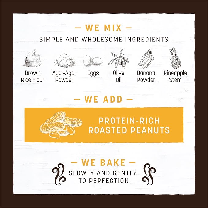 Earth Animal No Hide Small Long Lasting Dog Chew Rolls, Peanut Butter, 2 Count Pack of 3