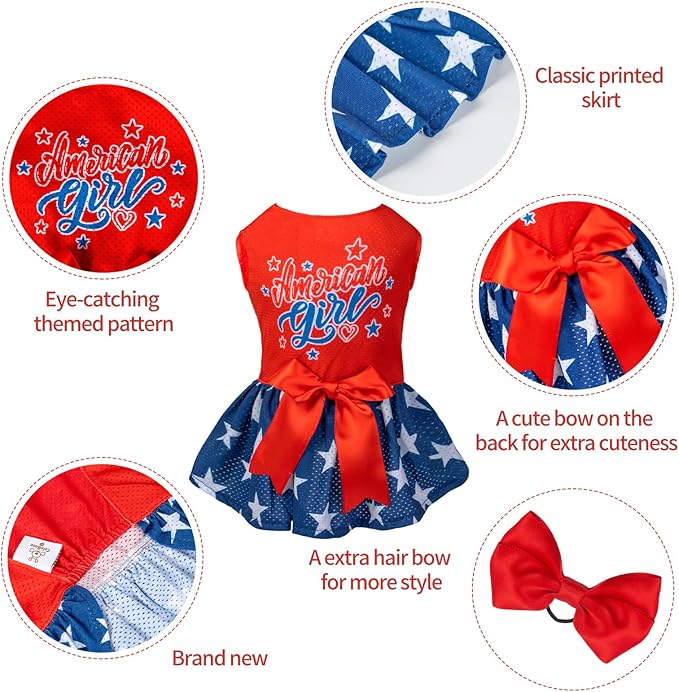 CuteBone Dog Mesh Dress Puppy Sundress Pet Outfit Summer Fashion for Small Dogs Girl Cat Clothes BF26XS-D