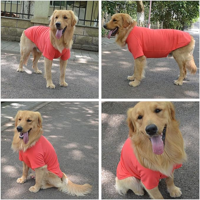 Lovelonglong 2019 Pet Clothing Dog Costumes Basic Blank T-Shirt Tee Shirts for Small Dogs Lobster Pink L