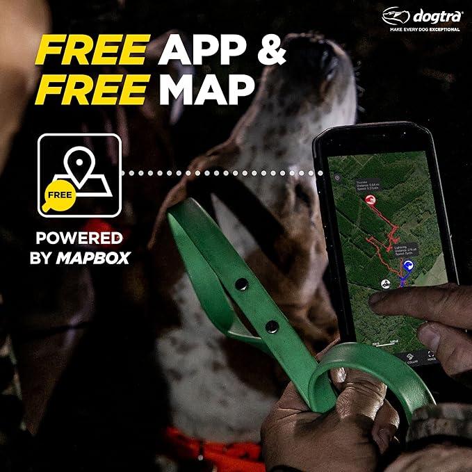 Dogtra Pathfinder 2 - Hunting Ecollar GPS Dog Training Collar with Remote, 9 Mile Range, Tracking & Containment for Medium & Large Dog Breeds, Electric GEO Fence Tracker, Stimulation, Vibration, Tone