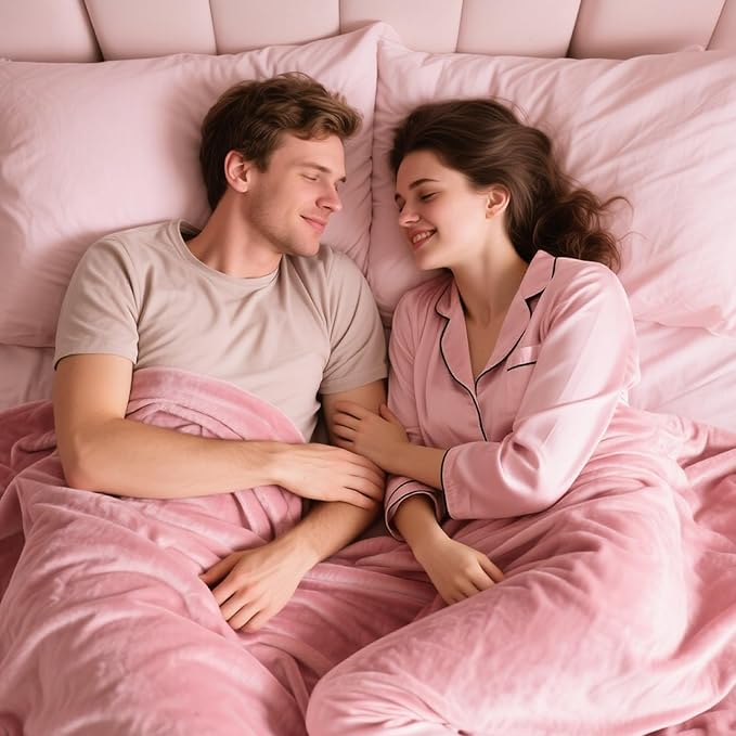 gogobunny Waterproof Bed Blanket, Reversible Sherpa Fleece Throw Blanket for Dog Puppy Cat, Furniture Cover Protects Bed Couch Sofa from Liquid Pee and Pet Fur (Pink, 60x80 inches)