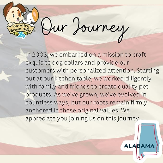 Country Brook Petz - Deluxe Yellow Bandana Dog Collar - Made in The U.S.A. - Country and Western Collection Featuring Rustic Designs (1/2 Inch, Extra Small)