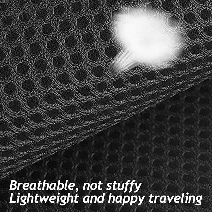 shudyear Dog Walking Chest Harness and Leash, Anti-Escape Adjustable Soft Mesh Dog Leash and Harness Set for Small Dog and Puppies, Vest for Medium Sized Dogs (Black, M)