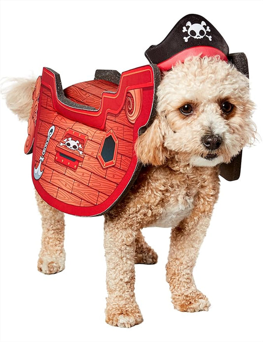 Rubies Pirate Ship Fun and Cute Pet Costume for Themed Parties and Halloween, Small-Medium