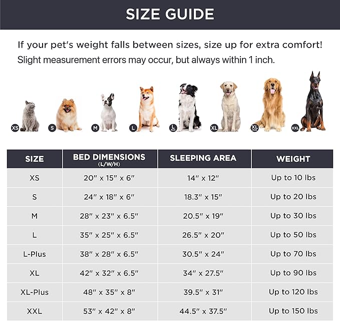 Bedsure Orthopedic Dog Beds Large Sized Dog - Washable Large Dogs Bed Waterproof, Big Comfort Pet Couch with Washable Removable Cover, Supportive Foam Pets Sofa with Nonskid Bottom, Amber Noel-Red