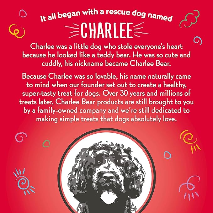 Charlee Bear Dogs Training Treat, Crunchy, Low Calorie, Grain Free Dog Treats, Made in USA, Best for Small and Medium Breeds, Bacon Blueberry & Turkey Sweet Potato Cranberry, 4 Pack 8oz Each