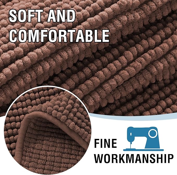 H.VERSAILTEX Plush Chenille Couch Armrest Cover 2 Packs Thick and Soft Sofa Covers Furniture Protector Cover for Pets (27.5" x 27.5", Caramel)