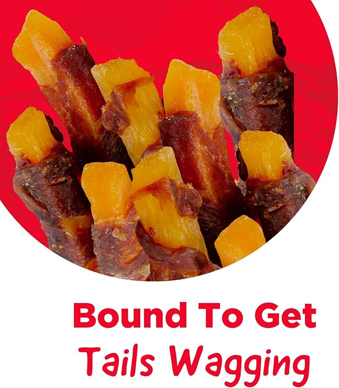 Sweet Potato & Duck Jerky Tender Dog Treats, Made with Real Duck, High Protein, Low Fat, No Artificial Colors, 16 oz