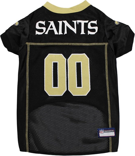 Pets First NFL New Orleans Saints Dog Jersey - Size 3X-Large. Licensed Football Jersey Costume for Dogs