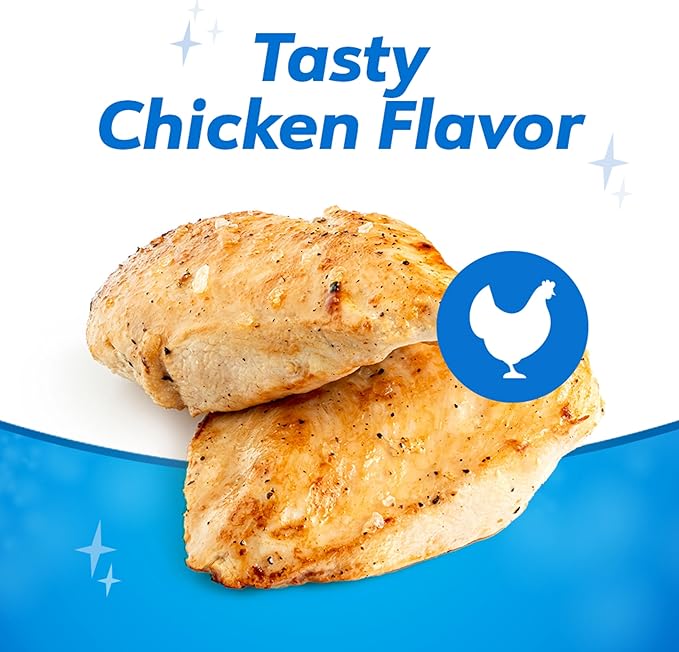 DentaLife Daily Oral Care Dog Treats for Small Dogs 5-20 lbs., Chewy Dental Treat to Freshen Breath and Fight Tartar, Chicken Flavor, 14.7 oz. each, 45 Chews each/90 Total Chews - 45 ct. Pouch