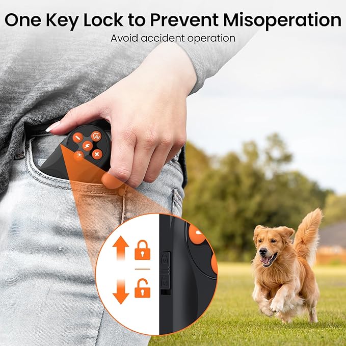 Dog Shock Collar - Dog Training Collar with Remote 1000Ft,Shock Collar for Large Medium Small Dogs 8-120lbs,Pet Collar with Beep,Vibration,Static Stimulation