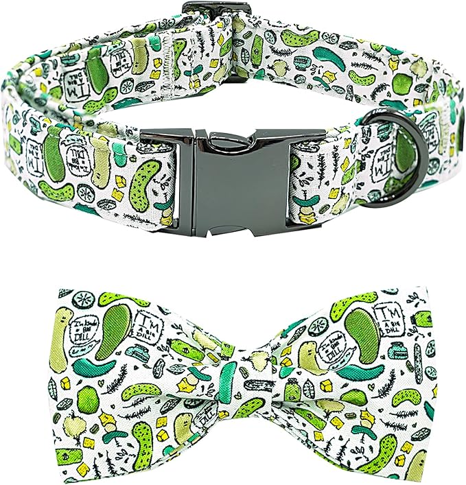 Dog Collar Big Dills Dog Collar Pet Collar Dog Summer Collar Holiday Dog Collar Girl or Boy Pet Dog Collar Adjustable Dog Collar for X-Small Dogs