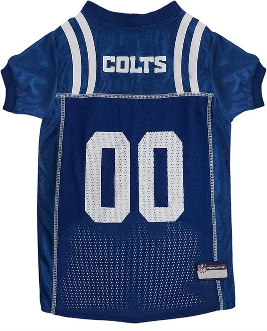 Pets First NFL Indianapolis Colts Dog Jersey, Size X-Small - Best Football Costume for Dogs & Cats - Licensed Shirt