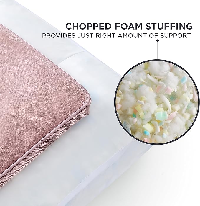 Bedsure Waterproof Dog Beds for Extra Large Dogs - 4 Inch Thicken Up to 100lbs XL Pet Mat Pillows with Removable Washable Cover, Pink