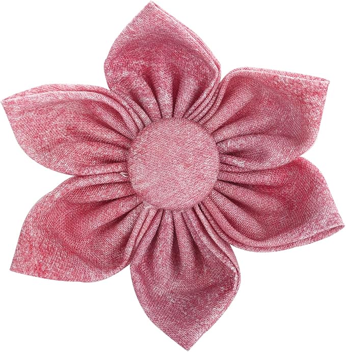 Elegant little tail Pink Girl Dog Collar for Female Dogs, Pet Collar Adjustable Dog Collars with Flower Gift for Small Dogs and Cats