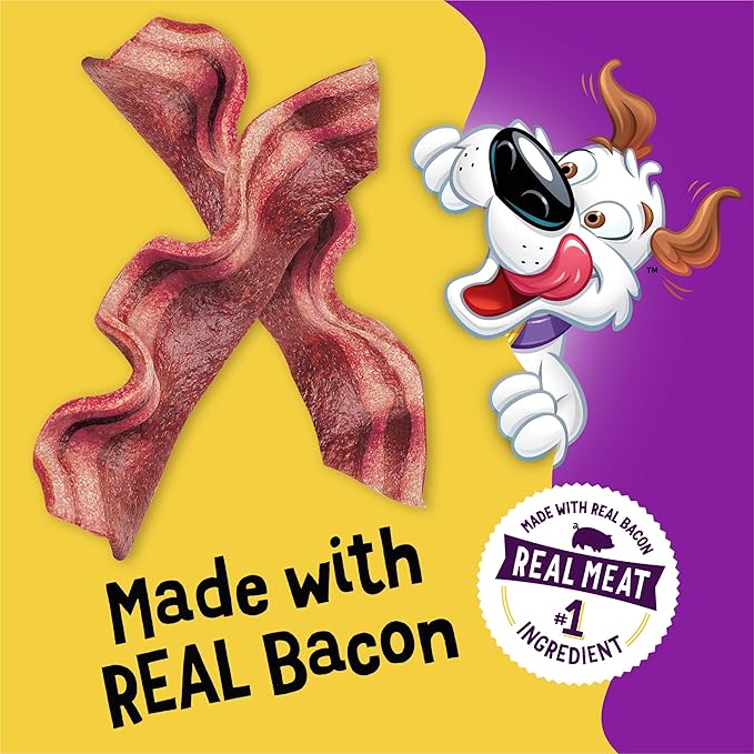 Purina Beggin' Strips Dog Treats, Original With Bacon Flavor - (Pack of 2) 26 oz. Pouches
