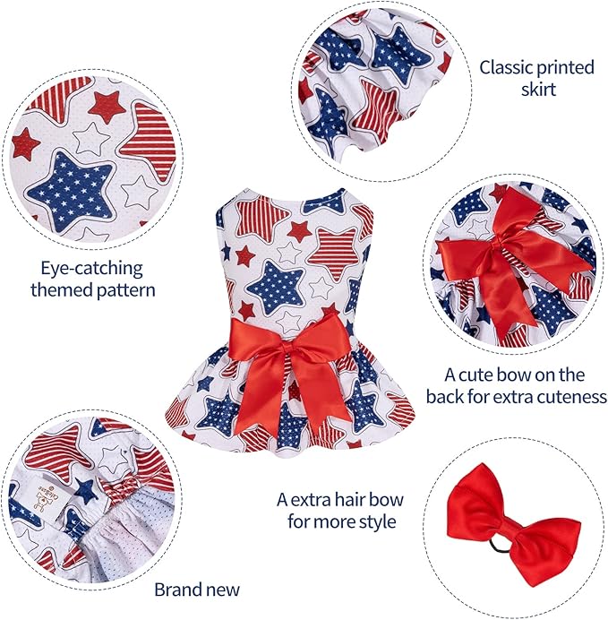 CuteBone Dog Mesh Dress Puppy Sundress Pet Outfit Summer Fashion for Small Dogs Girl Cat Clothes BF11M