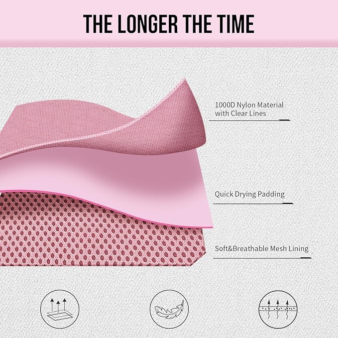 OneTigris Tactical Dog Harness Vest,No-Pull Service Dog Vest with Hook & Loop Panels,Adjustable Dog Vest Harness for Walking Hiking Training(Pink,S)