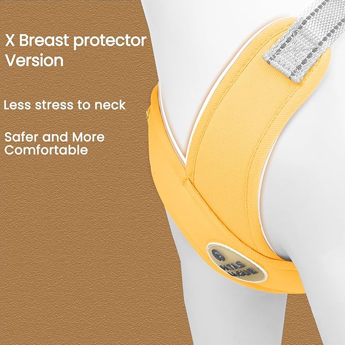 Patas Lague Dog Harness with Leash Set Adjustable Soft Padded Step-in Dog Vest No Choke No Pull Reflective for Small Medium Pets with Poop Bags and Dispenser, Solid and No-chew, Yellow M