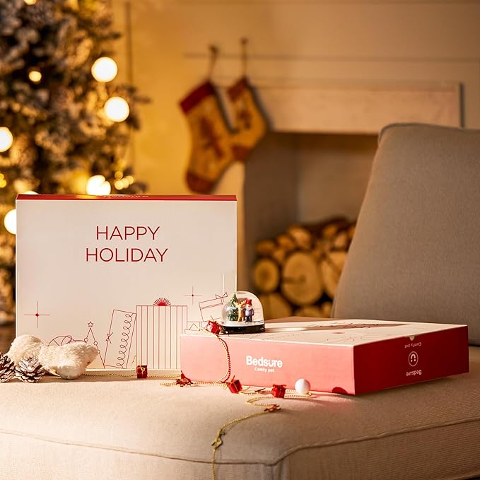 Bedsure Orthopedic Dog Bed for Medium Dogs - Waterproof Dog Sofa Beds Medium, Supportive Foam Pet Couch Bed with Removable Washable Cover, Waterproof Lining and Nonskid Bottom, Brown