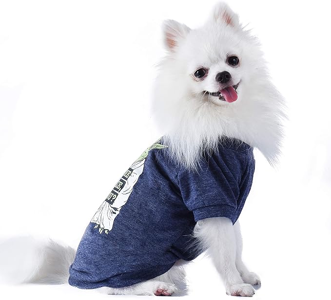 Star Wars for Pets Yoda "Judge Me by My Size, Do You?" Dog Tee | Star Wars Dog Shirt for Large Dogs | Size Large | Soft, Cute, and Comfortable Dog Clothing and Apparel
