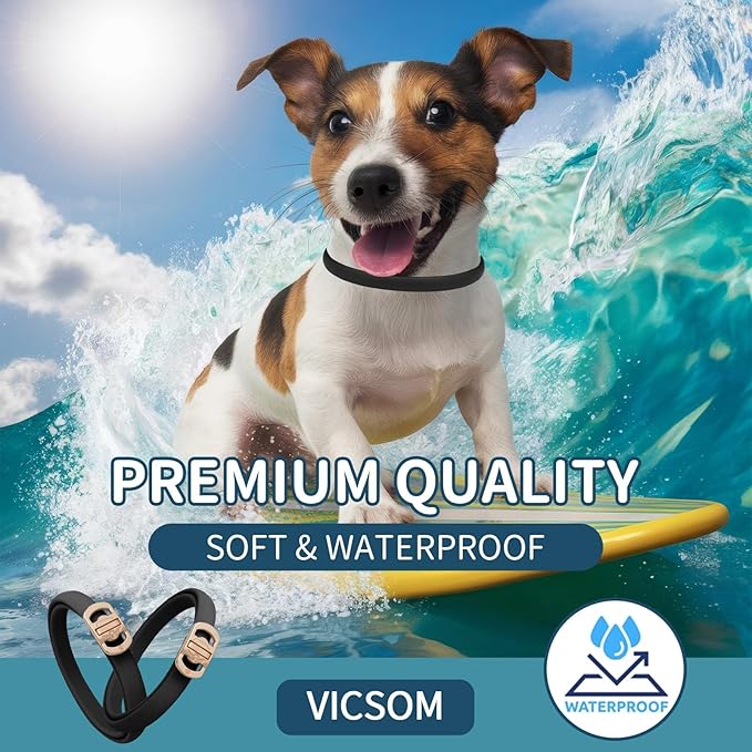 Flea Collar for Dogs, 4 Pack Dog Flea and Tick Collar 32 Months