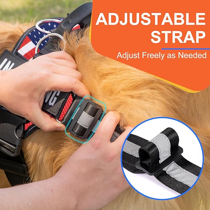 Essential Dog Harness, No Pull Pet Harness with 3 Side Rings for Leash Placement, No Choke, Reflective, Adjustable Pet Vest, Easy On-Off & Improved Control Handle, Training, Walking, Running