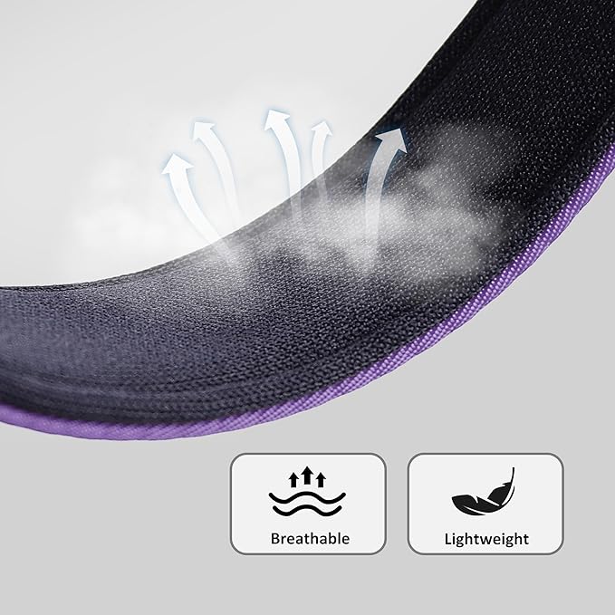 Didog Soft Padded Dog Collars for Small Dogs, Waterproof and Durable Pet Collar with Quick Release Buckle, Light and Breathable for Daily Walking,Purple,S(Neck:10-15")