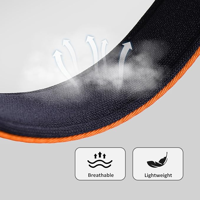 Didog Soft Padded Dog Collars for Small Dogs, Waterproof and Durable Pet Collar with Quick Release Buckle, Light and Breathable for Daily Walking,Orange,S(Neck:10-15")