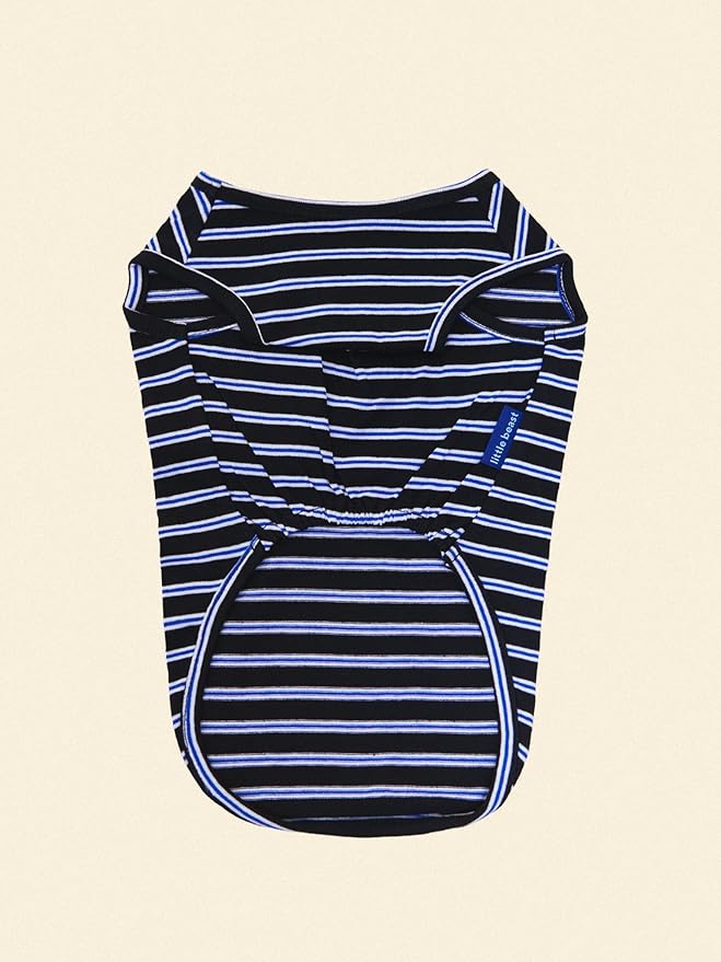 Little Beast Dog Clothes - Pet Clothes for Large, Medium, and Small Dogs (Dog Shirts Come in Multiple Colors and Styles) - Size: X-Large Dogs, Black/Blue