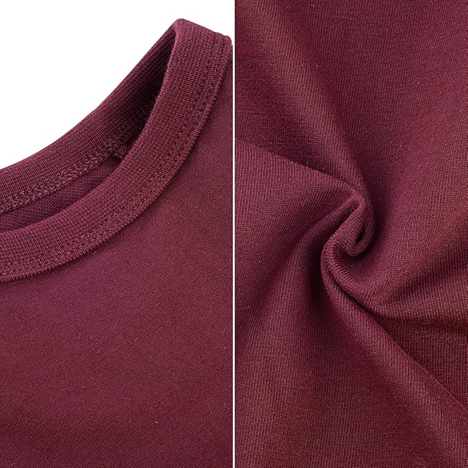 Koneseve Dog Shirts Soft Cotton Dog Clothes Stretchy T-Shirt for Small Medium Large Dogs Cat Shirt Breathable Puppy Outfit Kitten Apparel Pet Pullover Tee Blank Basic Sweatshirt 2-Pack Blue & Red 5XL