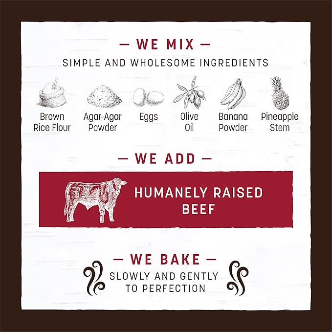 Earth Animal No Hide Stix Beef Flavored Natural Rawhide Free Dog Chews Long Lasting Chew Sticks | Treats for Small Dogs and Cats | Great for Aggressive Chewers (3 Pack)