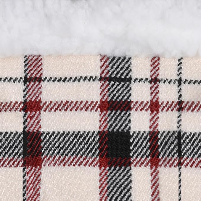 GAMUDA Small Dog Harness Collar and Leash Set, Step in No Chock No Pull Soft Mesh Adjustable Dog Vest Harnesses Plaid Reflective for Dogs Puppy Cats Kitten Rabbit (Warm Beige, XL)