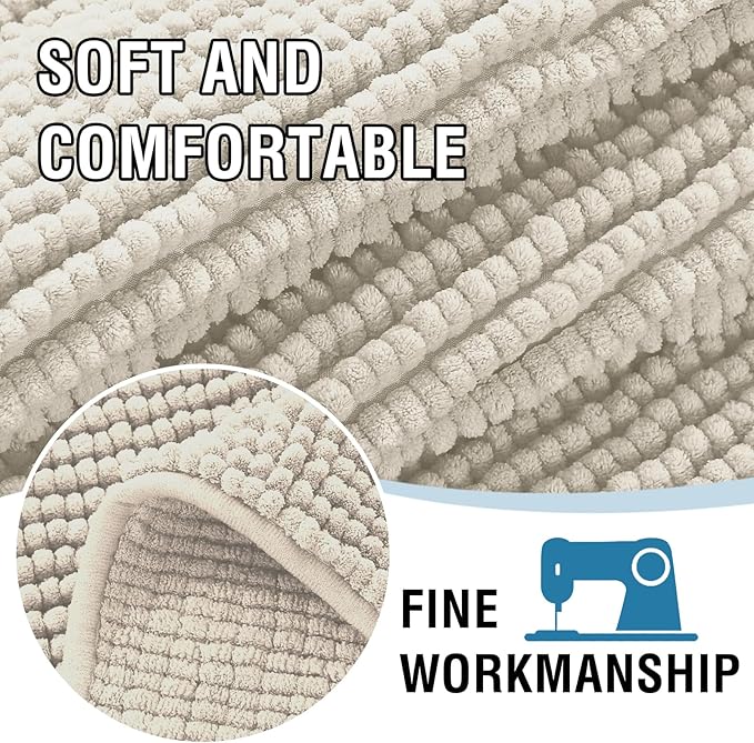 H.VERSAILTEX Plush Chenille Dog Bed Cover Thick Soft Sofa Cover for 3 Cushion Couch Anti Slip Couch Cover Furniture Protector for Dog, Pet, Cat (35" x 82", Island Fossi)