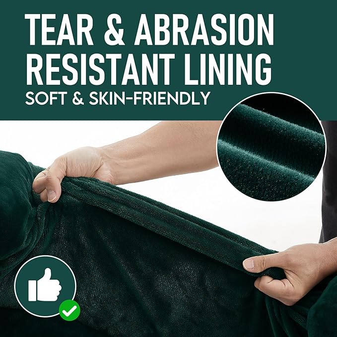 OhGeni Orthopedic Dog Couch Large Sized Pet Beds for Fathers Gifts with Comfort Foam Support, Soft Indestructible Fabric, Machine Washable Waterproof Removable Cover, 35-Inch (Dark Green)