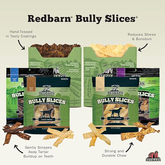 Redbarn Naturals Bully Slices, pACK OF 4, 9.0 oz. each