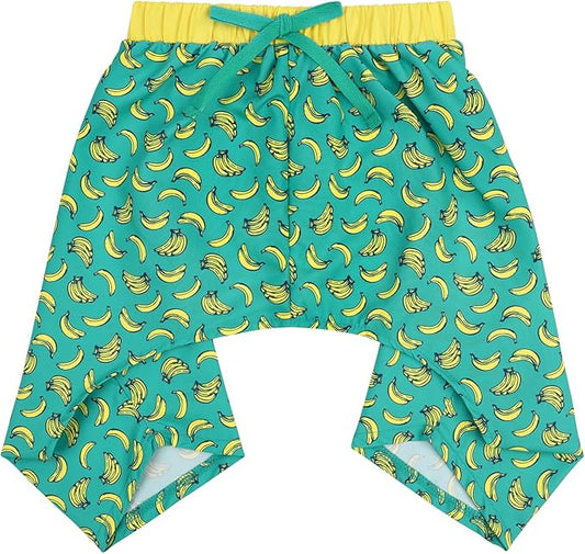 HDE Dog Swim Trunks Hawaiian Board Shorts Beach Pool Swimsuit for XS to XXL Dogs Bananas - L