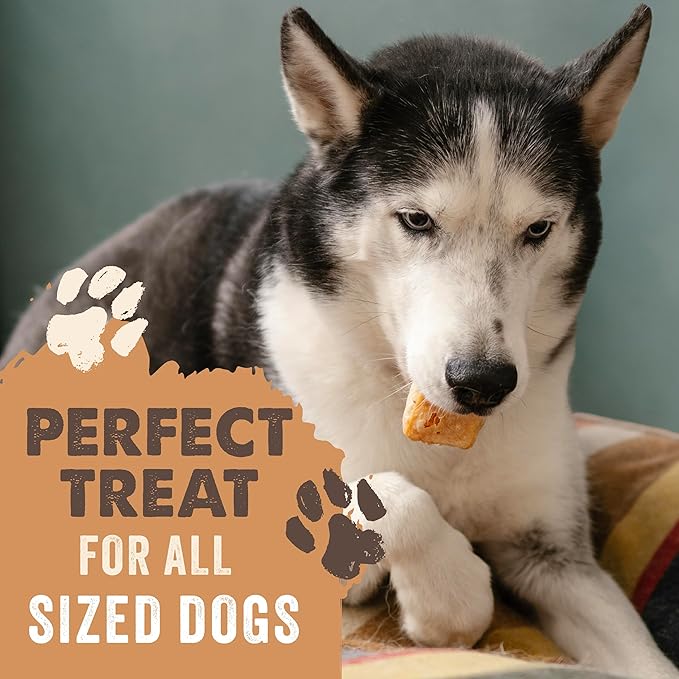 Mighty Paw Yak Cheese Puffs for Dogs - All-Natural Pet Treats for All Sized Breeds - Odorless Limited-Ingredient Chews for Puppies & Power-Chewers - Rich in Protein and Calcium - Easy to Chew (8 oz.)