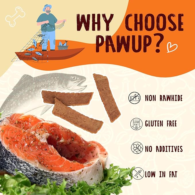 Salmon Treats for Dog, Soft Healthy Dog Salmon Jerky, High Protein Dog Snacks, Human Grade Salmon Fillets with Taurine,12.5oz (Smoked Flavor)