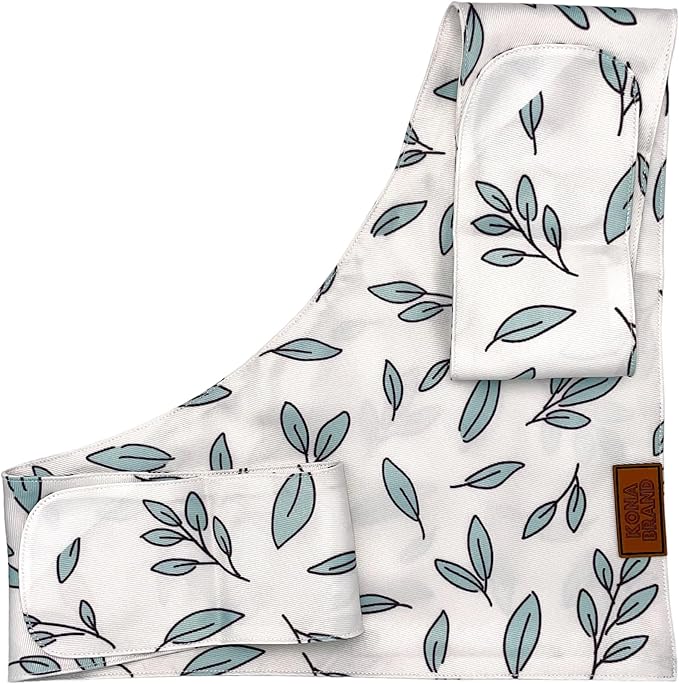 KonaBrandCo- Premium Handmade Dog Bandana | Dual Layered Silky Durable Polyester Fabric | Adjustable Fit Custom Shape- Won't Roll (Small, LUCY)