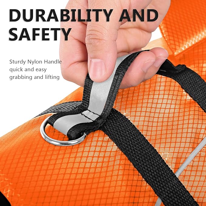 Queenmore Small Dog Life Jacket XXS, Puppy Life Jackets for Small Dogs, Little Dog Life Vest for Swimming/Boating, Cat Life Jacket/Life Vest, Lightweight Shark Pet Water Vest with Handle/Leash Hook