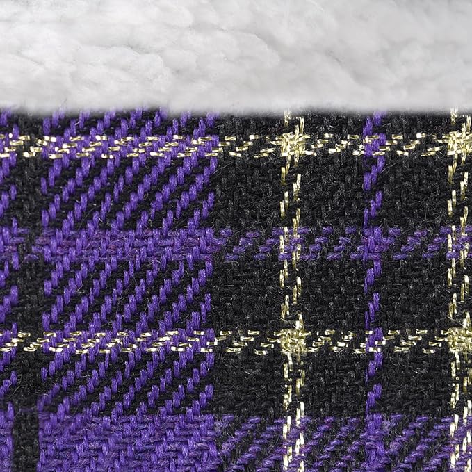 GAMUDA Small Dog Harness Collar and Leash Set, Step in No Chock No Pull Soft Mesh Adjustable Dog Vest Harnesses Plaid Reflective for Dogs Puppy Cats Kitten Rabbit (Warm Purple, S)