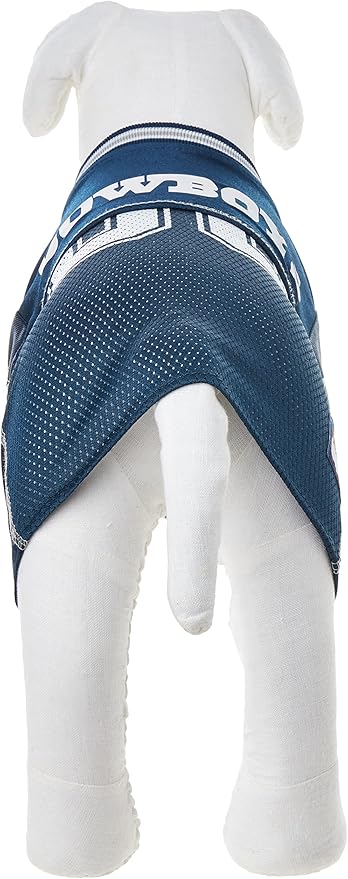 Pets First NFL Dallas Cowboys Dog Jersey, Size Large. Best Football Jersey Costume for Dogs & Cats. Licensed Jersey Shirt